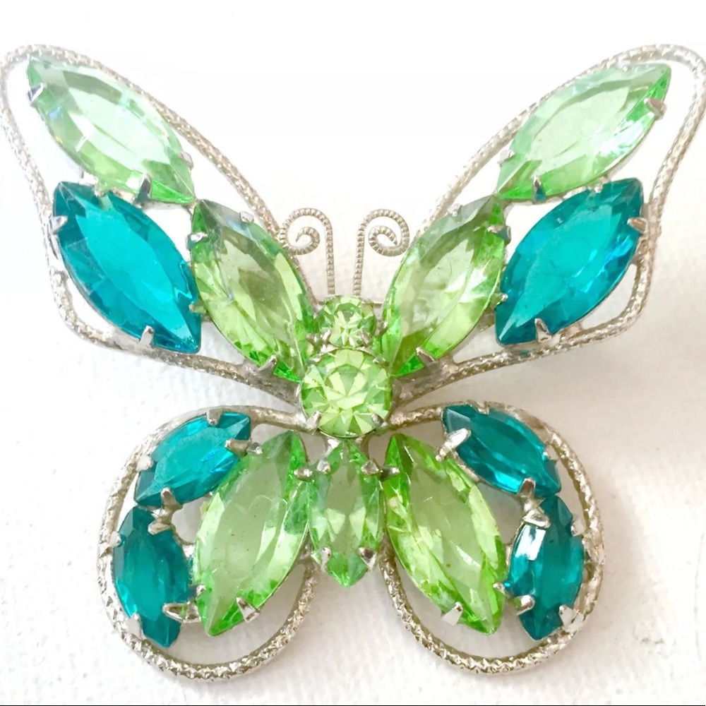 Vintage Juliana D&E Figural Butterfly Brooch Pin